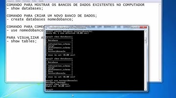 Aprendendo MySQL - SQL no Console - Parte 01