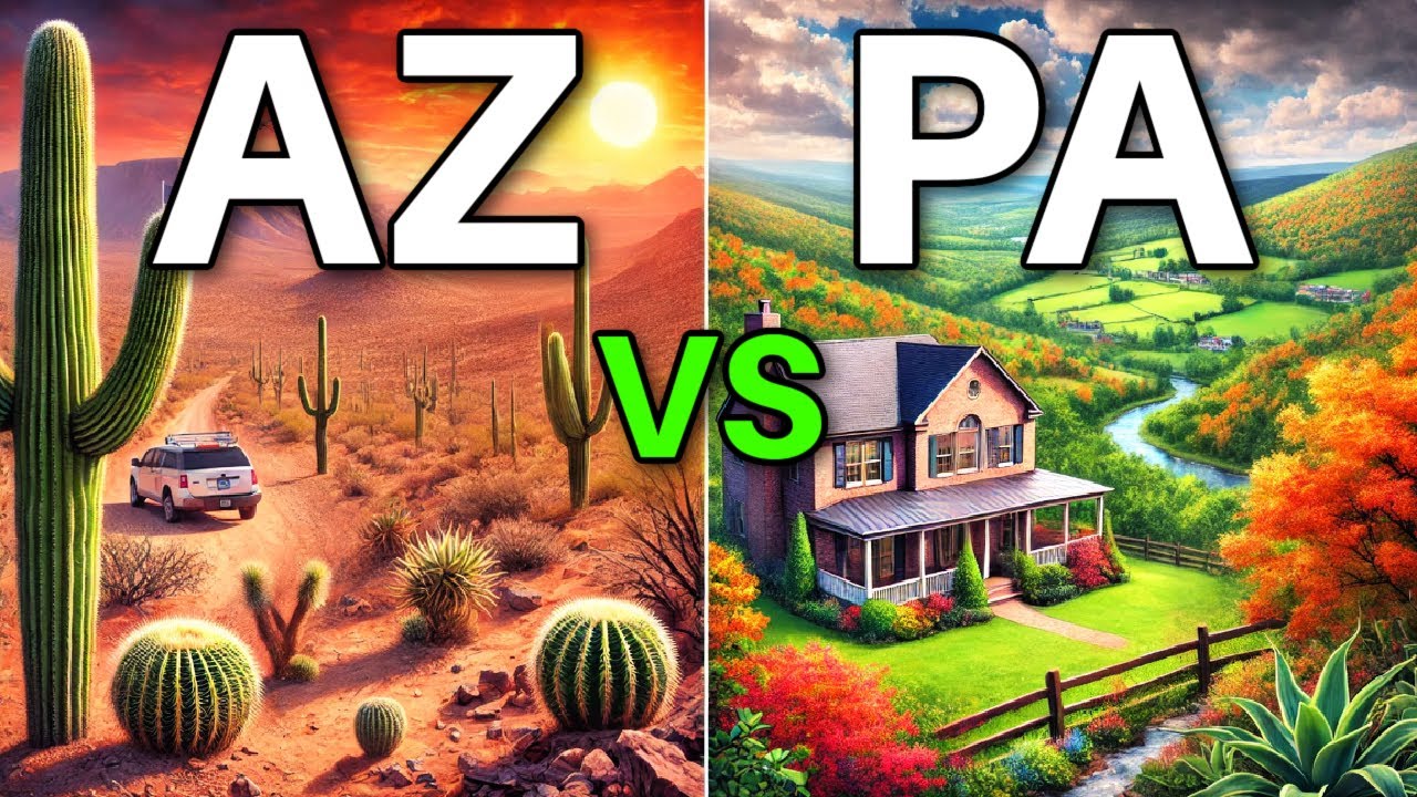 Pennsylvania VS Arizona - HUGE Differences You Need To Know Before Making A Move
