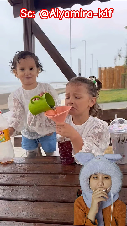 Sister pours a drink⁉️ Alyamira-k1f