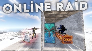 TÜRK SUNUCUSUNDA BUZULUN ÜSTÜNDEKİ EVE ONLİNE RAİD ATTIK ! I Rust Türkçe Bölüm 2