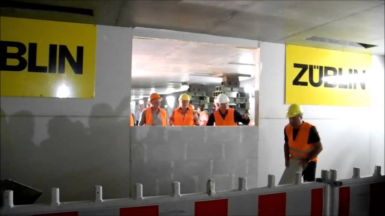 Tunneldurchstich am Hauptbahnhof