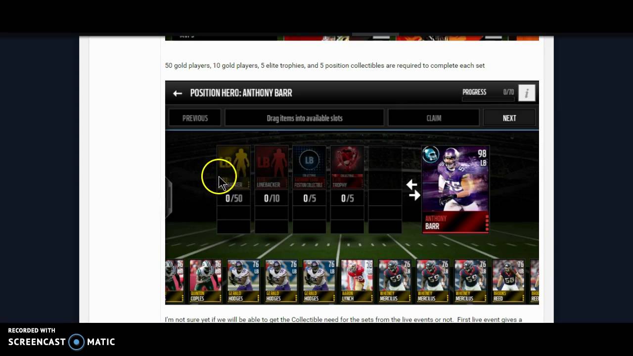 Madden Mobile: POSITIONAL HEROS!