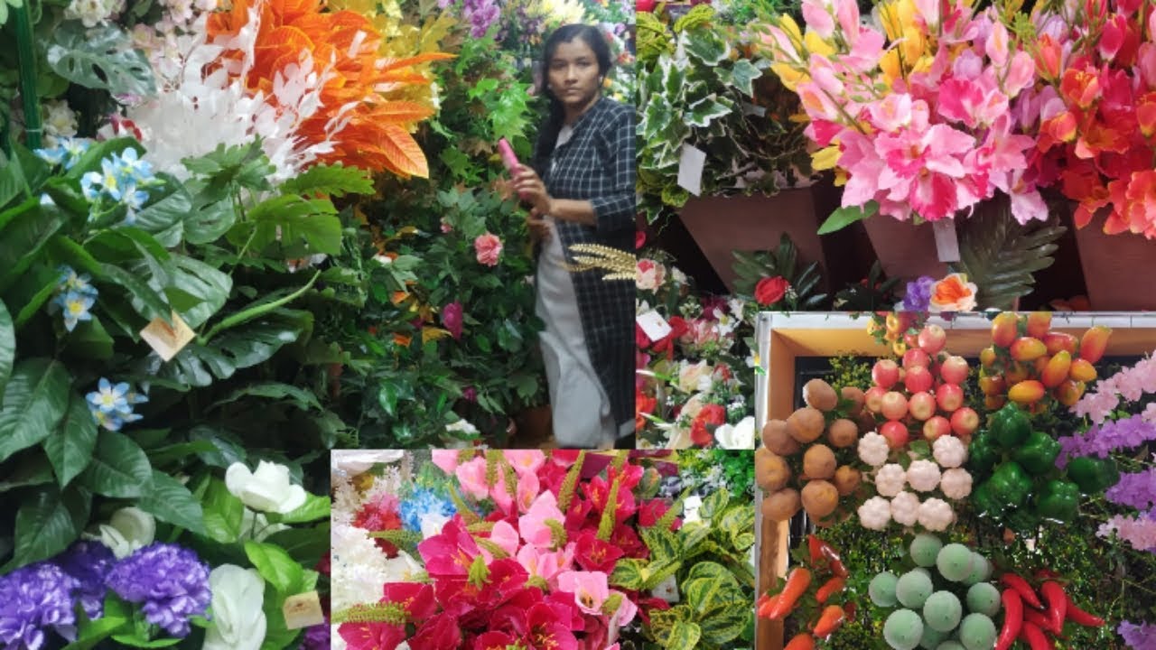 Artificial flowers &plants trees for house decor YouTube