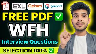 WFH interview Questions with PDF ✅ | EXL | Optum | Genpact | MNC | BPO | Domestic | The Ravi Vlogs