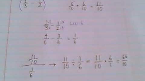 Complex Fractions Part 1 of 4