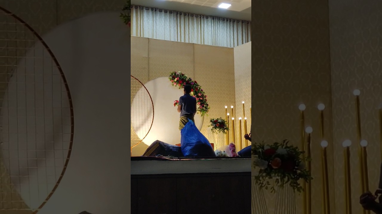 Low  Budget Wedding Stage Decoration |