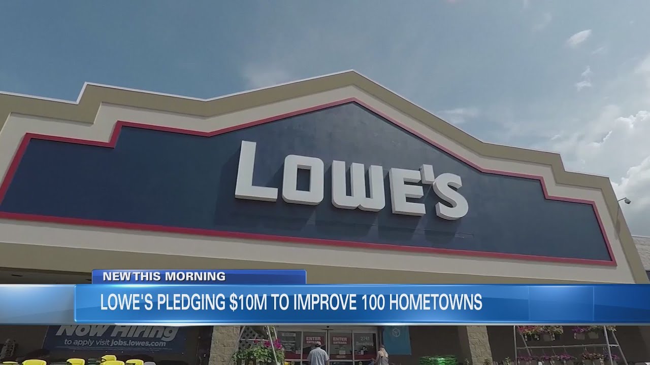 Lowe's is giving out money to spruce up communities across America