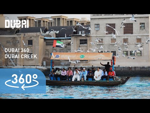 (4K) Dubai 360: Meandering down the Dubai Creek