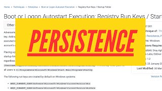 Celebrity Introduction to Persistence on Windows Wealth