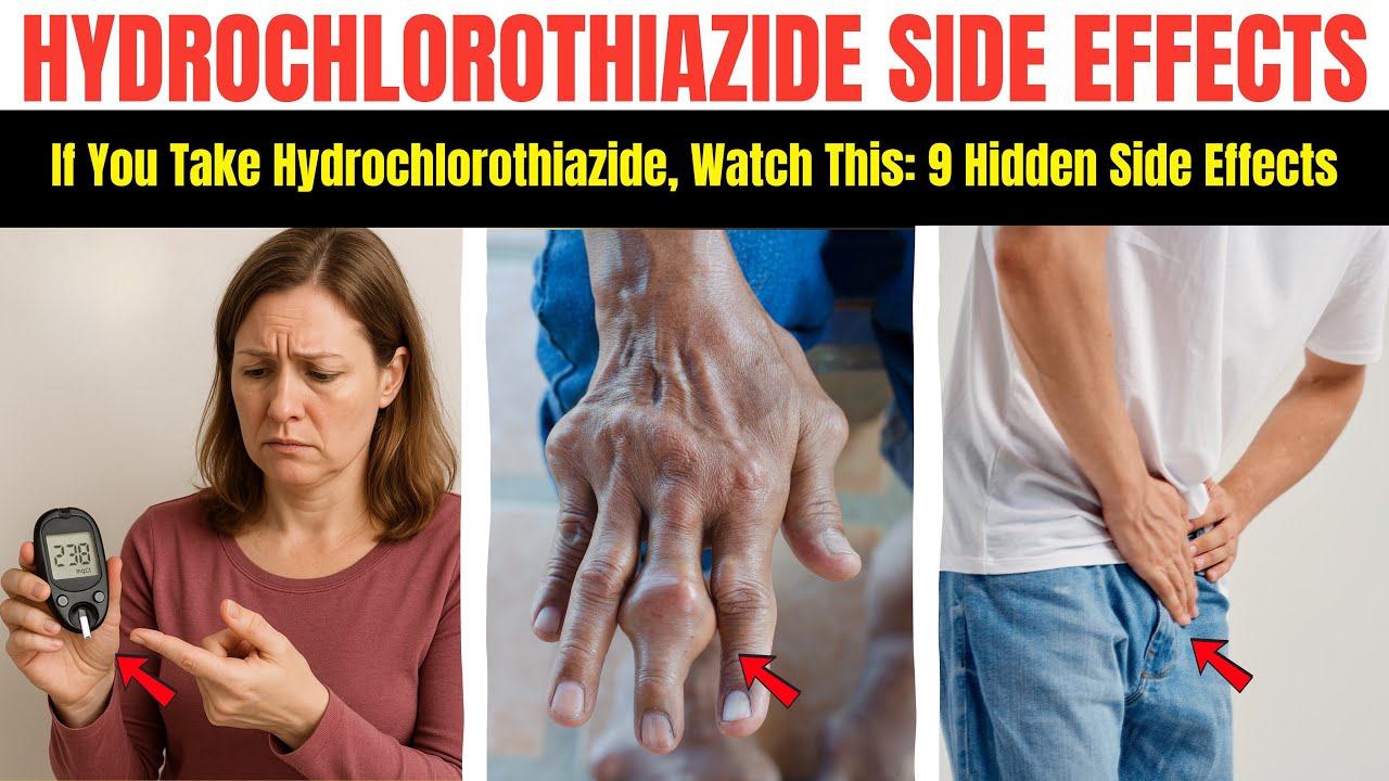 9 ОПАСНЫХ побочных эффектов гидрохлоротиазида (врачи никогда об этом не говорят)