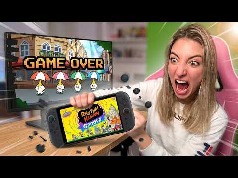 QUESTO GIOCO per Nintendo SWITCH MI STA PER MANDARE IN MANICOMIO! Rhythm Paradise Groove