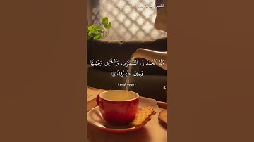قوله تعالى ( فسبحان الله حين تمسون وحين تصبحون) سورة الروم ، القارئ :فارس عباد