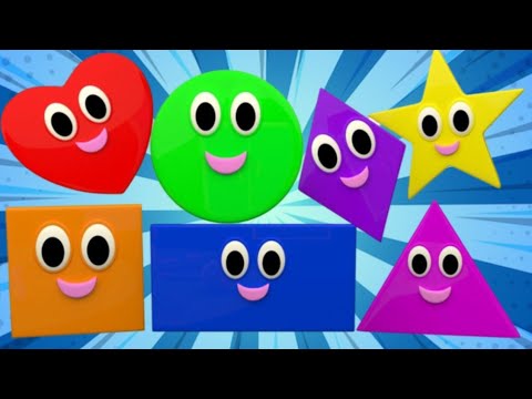 The Shapes Song + More Nursery Rhymes|abcd rhymes for kids|Abc Phonics Song for Toddlers #abcd #baby