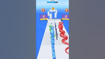 Level-2 Snake Run Race 3D Running Game#shorts #shortvideo #trendingshorts #sankegame #gaming