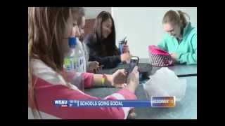 WEAU TV13 Schools Going Social