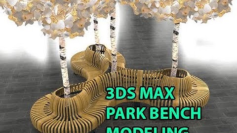 3Ds Max 2020 Parametric Modeling of Round bench Tutorial | Editable Poly Tutorial
