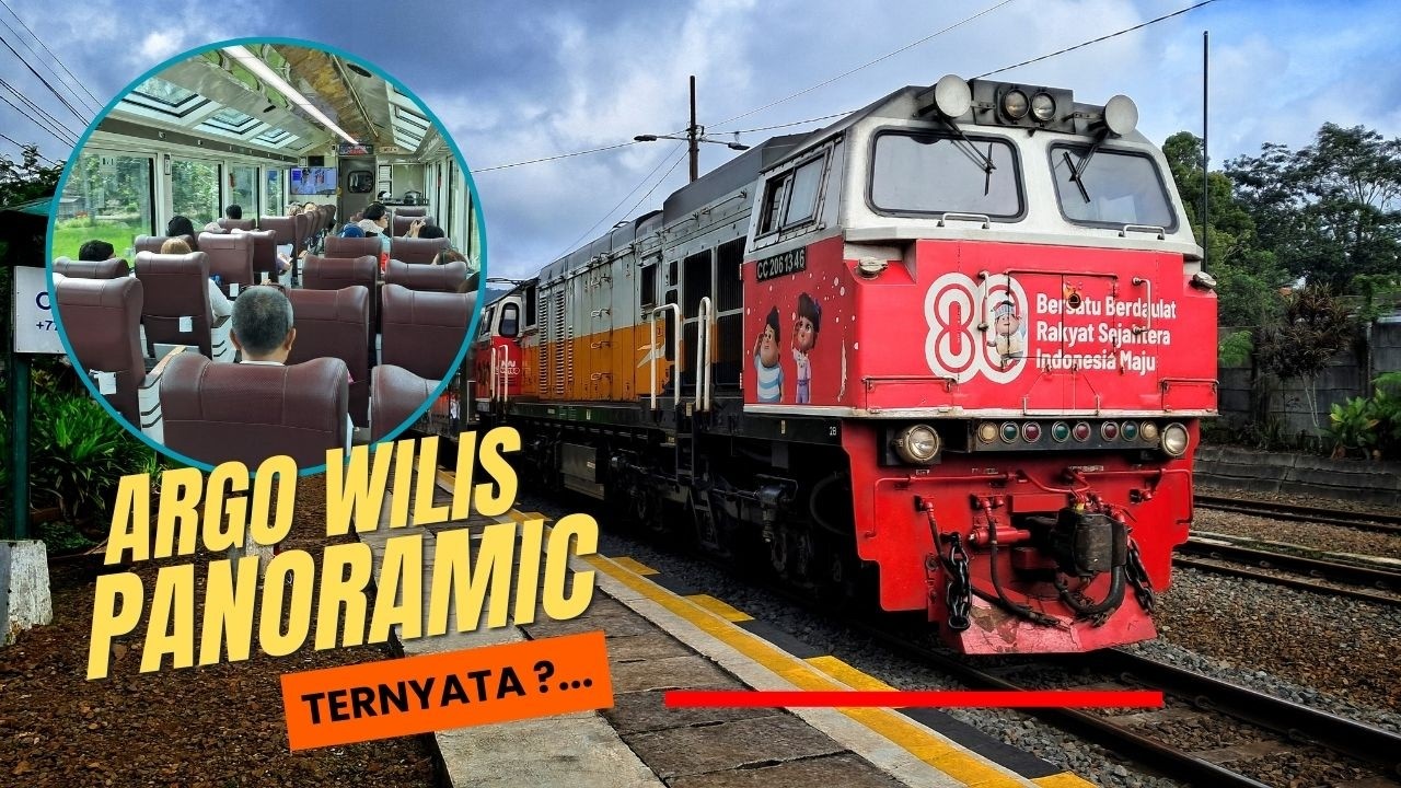 VIEW TERBAIK DENGAN KERETA ARGO WILIS PANORAMIC | BANDUNG - YOYAKARTA