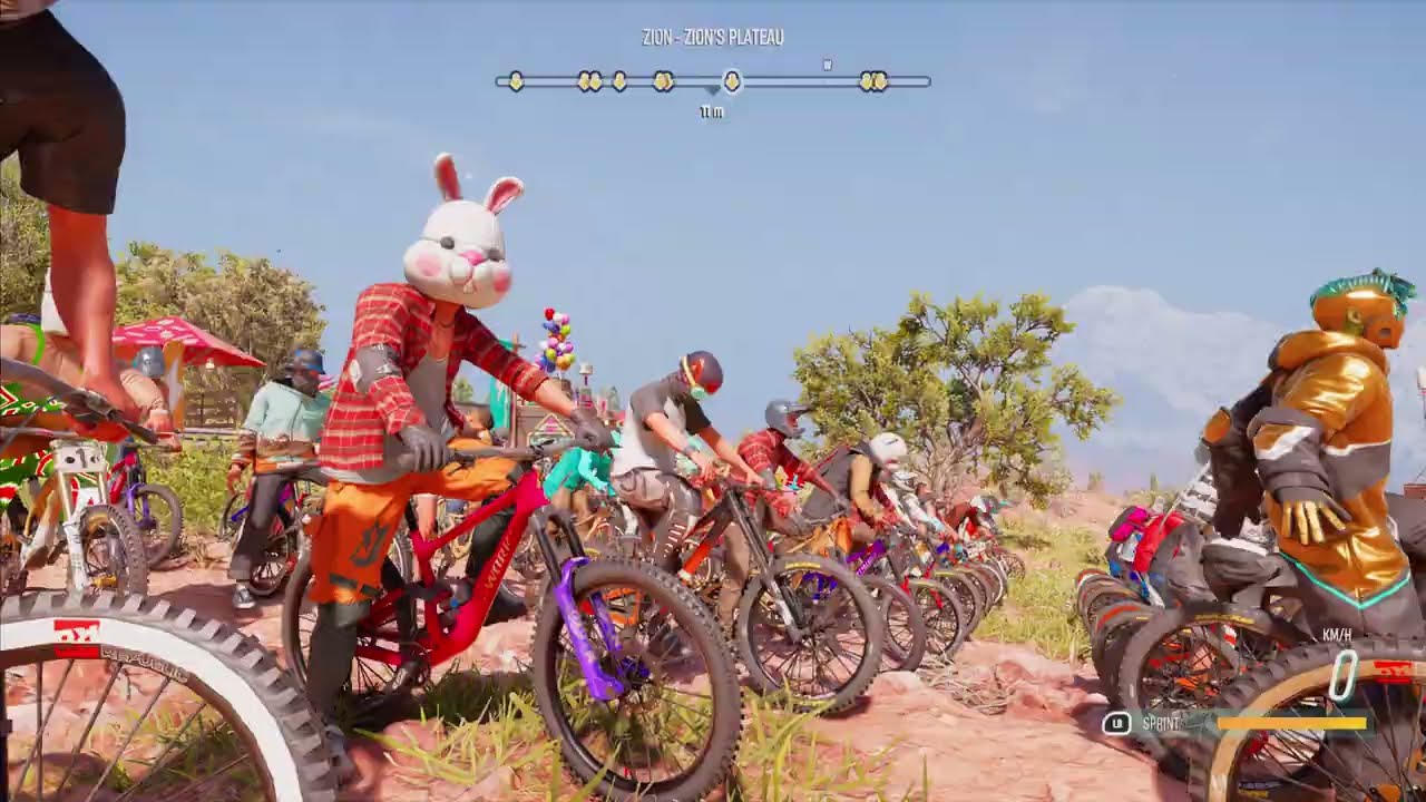 Riders Republic: 64 Player Zerg Race