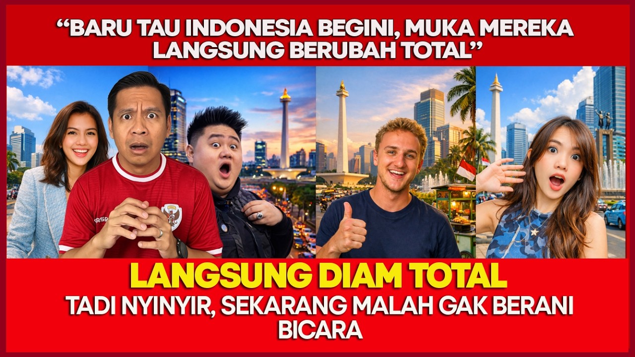 MEREKA BACOT SOAL INDONESIA, GILIRAN LIHAT INI MALAH LANGSUNG DIAM TAK BERKUTIK