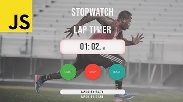 Stopwatch With  LAP TIMER | HTML | CSS | JAVA Script| JavaScript Project