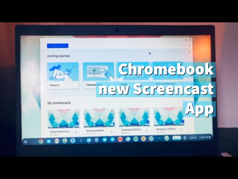 Chromebook's new screencast app Adds Transcript tools, Marker and collaboration features