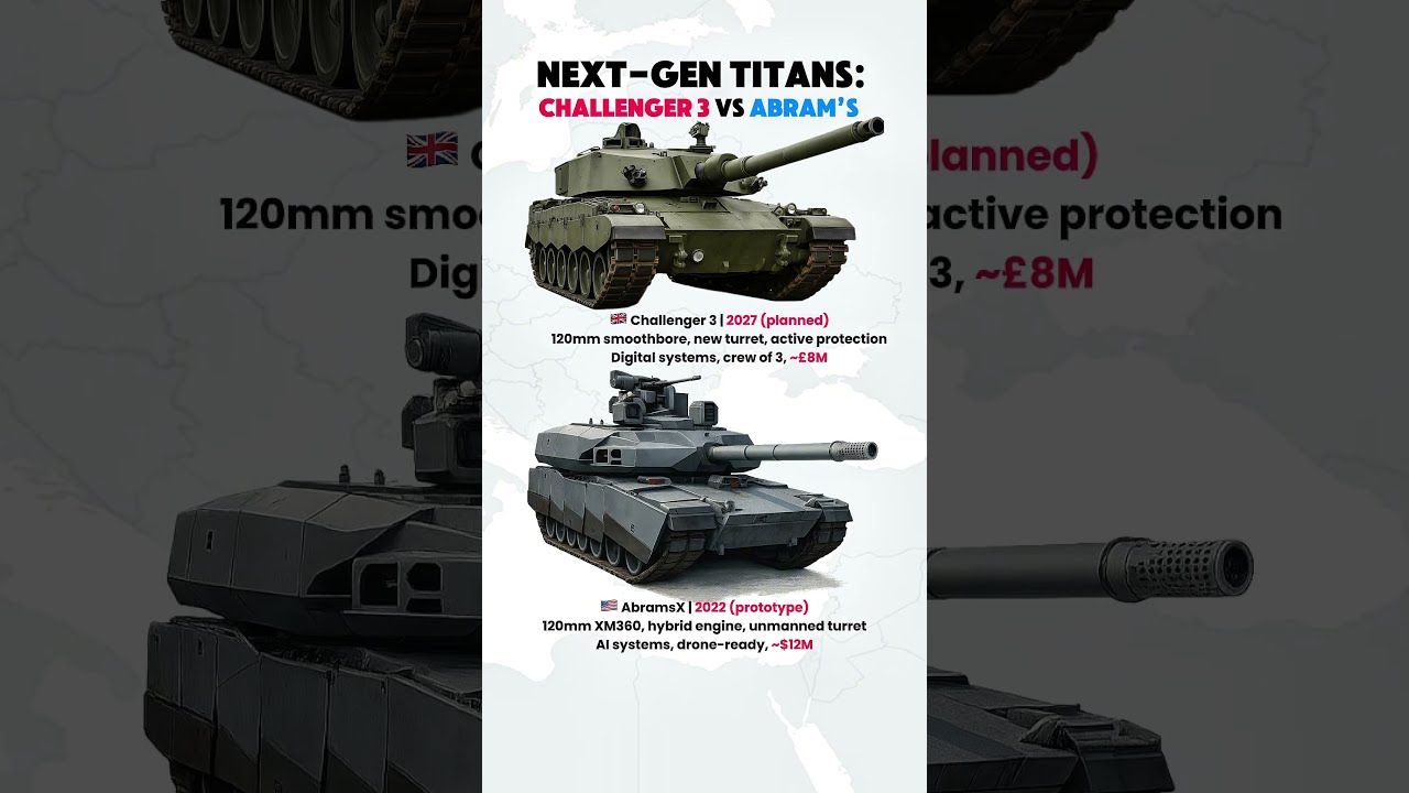 Challenger 3 Vs AbramsX The Future Of Main Battle Tanks