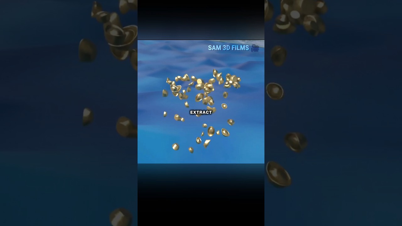 How to Extract Gold From Sea Water 🪙⛏️ 3D Explanation