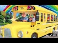 Wheels on the Jumping Bus 🚌🎶 | Fun Nursery Rhymes for Kids | 3D Cartoon Animation | Kids Songs