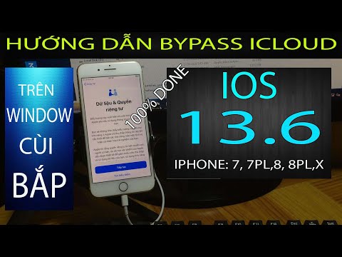 Bypass icloud IOS 13.6 trên Windown cùi bắp | Iphone 7, 7 plus, 8, 8 plus, iphone X IOS 13.6 |HTHND
