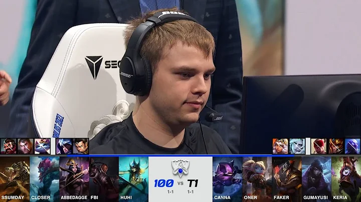 【2021全球总决赛】小组赛 第三天 100 vs T1 - 天天要闻