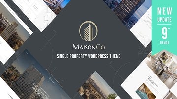 MaisonCo - Single Property WordPress Theme Free Download