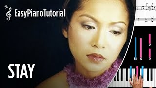 Stay (Carol Banawa) - Free Piano Tutorial + Sheet Music