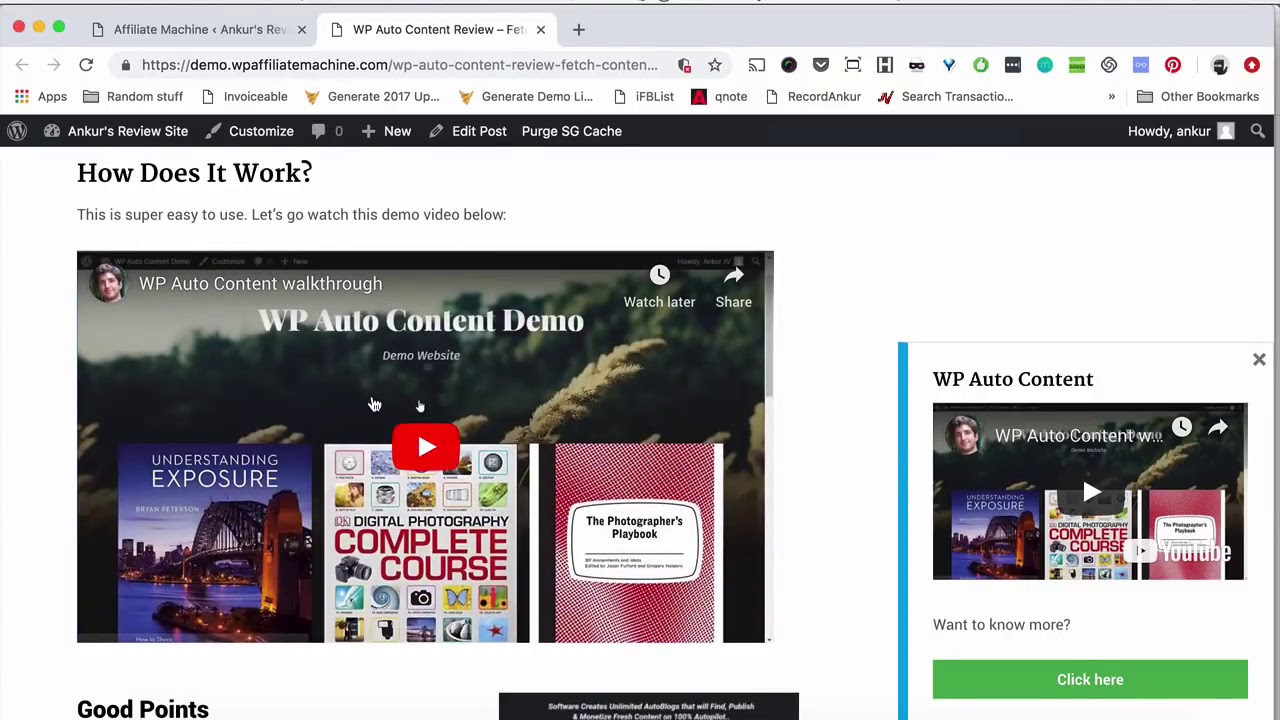WP Affiliate Machine Demo | WP Affiliate Machine Review | WP Affiliate Machine Bonus