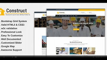 Construct - Construction and Building Website Template | Themeforest Website Templates and Themes