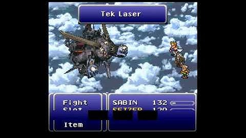 Final Fantasy VI (SNES III) Low Level Speed Run Bosses [AIR FORCE]