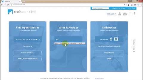 How to use Stockcalc Video