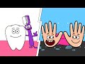 Brush your teeth song  wash your hands song  nursery rhymes  healthy good habits  kids songs