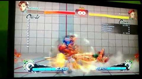 Cammy SSF4 True Crossup/OS/Safe Jump J.HP