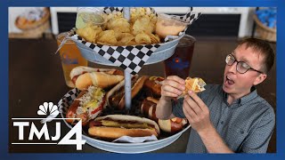 The most Wisconsin meal ever? The sausage tower