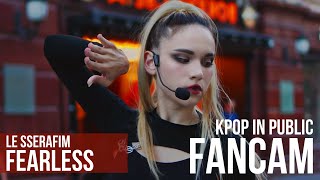 Kpop In Public Le Sserafim Fearless Vocal & Dance Cover Mina As Kazuha Fancam