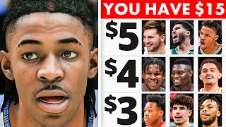 I Have 15 To Draft A Team