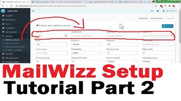 MailWizz Setup Tutorial Part 2: SMTP Delivery Server - Bounce Handling - Feedback Loop