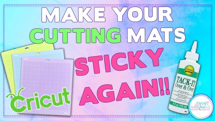 Made a short video showing my favorite method for making mats sticky again  ~ No more throwing away mats! : r/cricut
