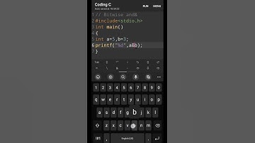 Bitwise operator C program || C programming language|| bitwise and operator and  in C program#shorts