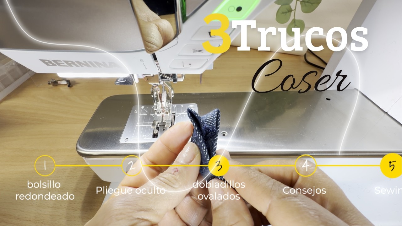 3 trucos que funcionan para planchar bolsillos ovalados, para pliegues ocultos y dobladillos ovalado