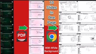 1 Page Pe 10 Slide Kaise Banaye Physics Wallah Ke PPT Notes || Xerox PDF Four Slides In One Page #pw screenshot 1