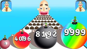 TikTok Gameplay Video 2023 - Satisfying Mobile Game Max Levels: Marble Run 3D, Layers Roll Update