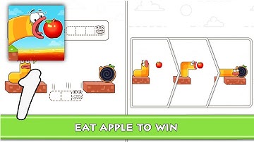 Snake Apple Gameplay Walkthrough Part 1 - Level 1 ~ 14 (Android, IOS)