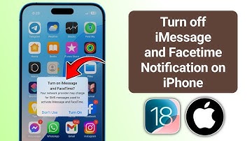 How to Turn off iMessage and Facetime Notification on iPhone | Stop iMessage and Facetime on iPhone