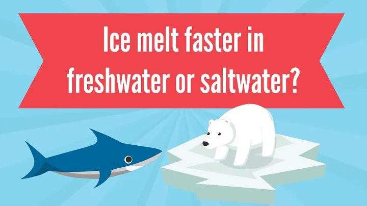 Ice melt faster in fresh or salt water?